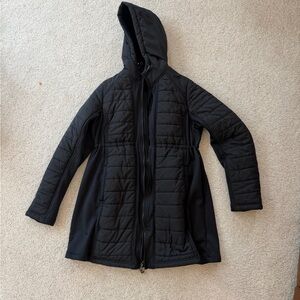 Maternity Sonoma Black Quilted Jacket